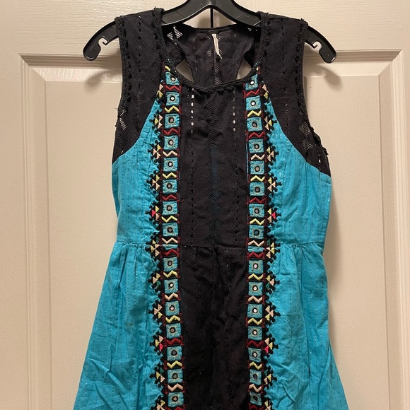 Free People Embroidered Aztec Dress - Picture 3 of 7